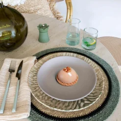 6 Assiettes À DessertArita 20.5Cm En GrèsGris-Novastyl Hot