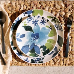 6 Assiettes À DessertBleuet 19Cm En Grès-Novastyl Discount