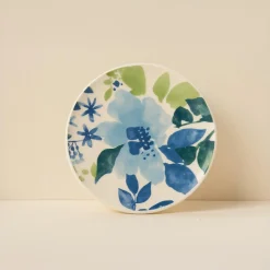 6 Assiettes À DessertBleuet 19Cm En Grès-Novastyl Discount