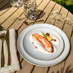 6 Assiettes À DessertNuance 20Cm EnPorcelaine Blanc-Novastyl Sale