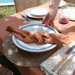 6 Assiettes À PâtesAmatxi 28Cm En FaienceBlanc-Novastyl New