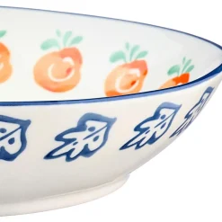 Bjorn Assiettes^4 Assiettes creuses en Porcelaine Napoli multicolore - D.21,5 cm