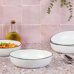 Bjorn Assiettes^4 Assiettes creuses Pure blanc neige - 100 cL