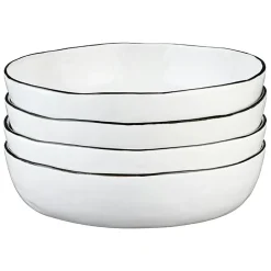 Bjorn Assiettes^4 Assiettes creuses Pure blanc neige - 100 cL