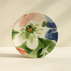 Novastyl Assiettes^6 Assiettes CreusesFloralux 21Cm EnPorcelaine