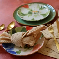 Novastyl Assiettes^6 Assiettes CreusesFloralux 21Cm EnPorcelaine