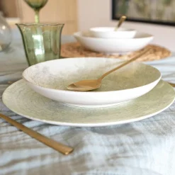 Novastyl Assiettes^6 Assiettes CreusesNatura 21Cm EnPorcelaine