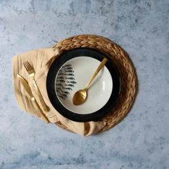 Novastyl Assiettes^6 Assiettes CreusesPescare 20Cm EnPorcelaine Blanche