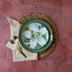 Novastyl Assiettes^6 Assiettes DessertsFloralux 21Cm EnPorcelaine