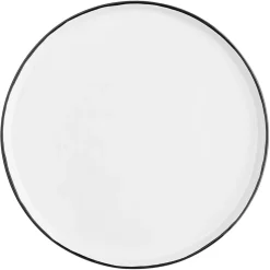 Bjorn Assiettes^4 Assiettes en Grès Pure blanc neige - D.21 cm