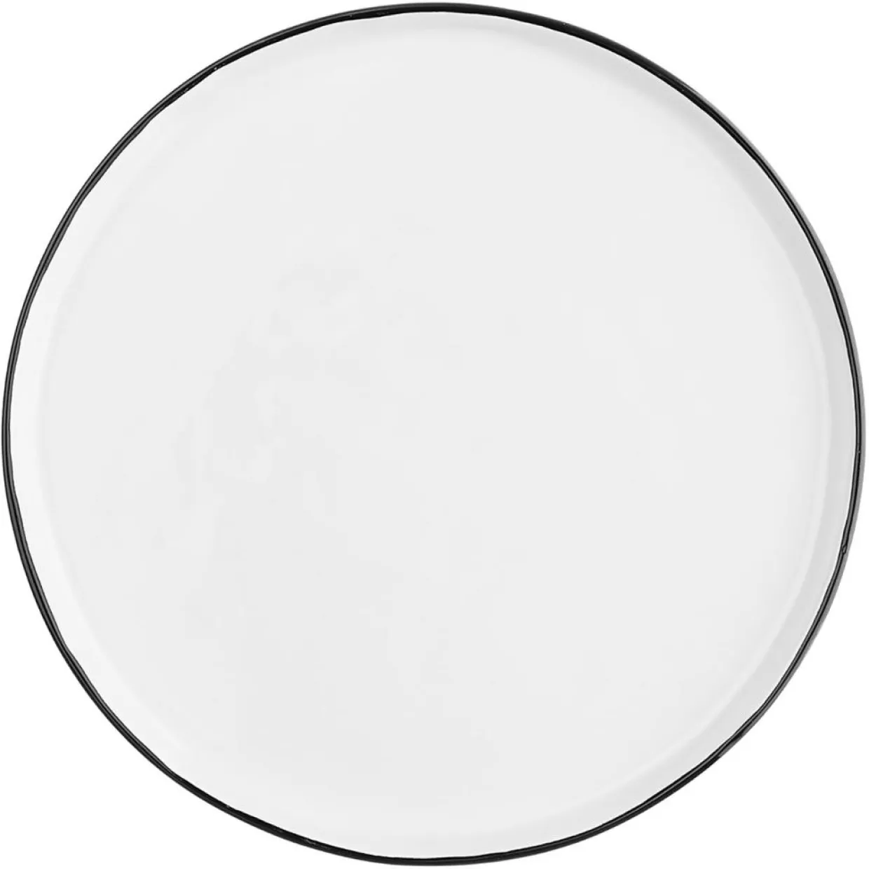 Bjorn Assiettes^4 Assiettes en Grès Pure blanc neige - D.21 cm