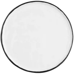 Bjorn Assiettes^4 Assiettes en Grès Pure blanc neige - D.16 cm