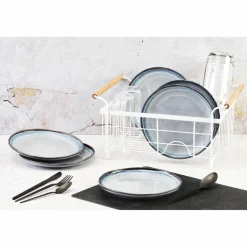 Bjorn Assiettes^6 Assiettes Genesis bleues - D.20.5 cm