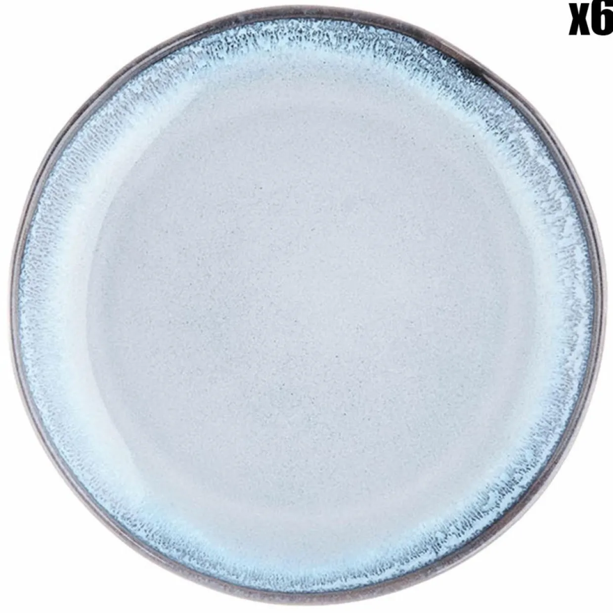 Bjorn Assiettes^6 Assiettes Genesis bleues - D.20.5 cm