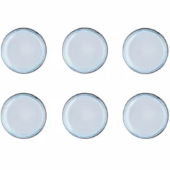 Bjorn Assiettes^6 Assiettes Genesis bleues - D.20.5 cm