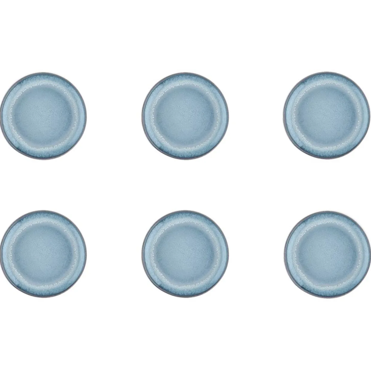 6 Assiettes Genesis bleues - D.16 cm-Bjorn Online