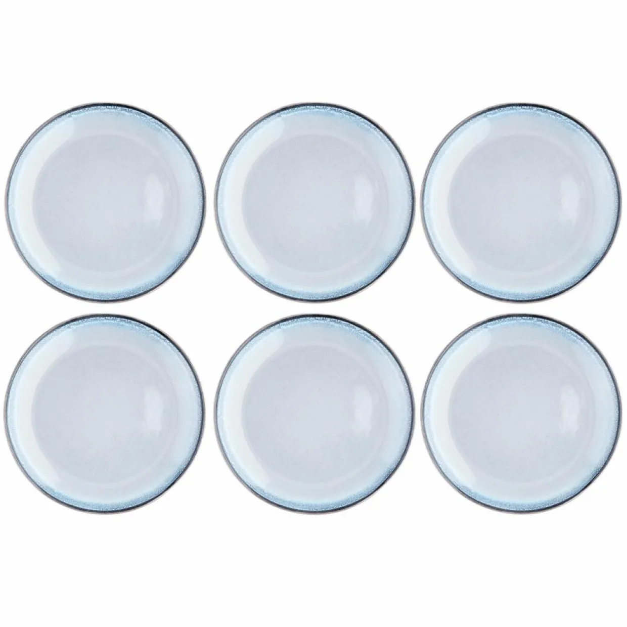 6 Assiettes Genesis bleues - D.27 cm-Bjorn Discount