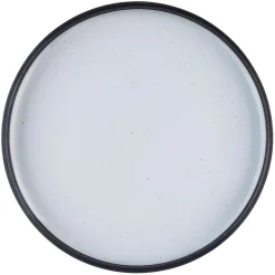 Bjorn Assiettes^4 Assiettes Gourmet granité/noir onyx - D.21,5 cm