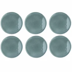 6 Assiettes Magma bleues - D.27 cm-Bjorn Sale