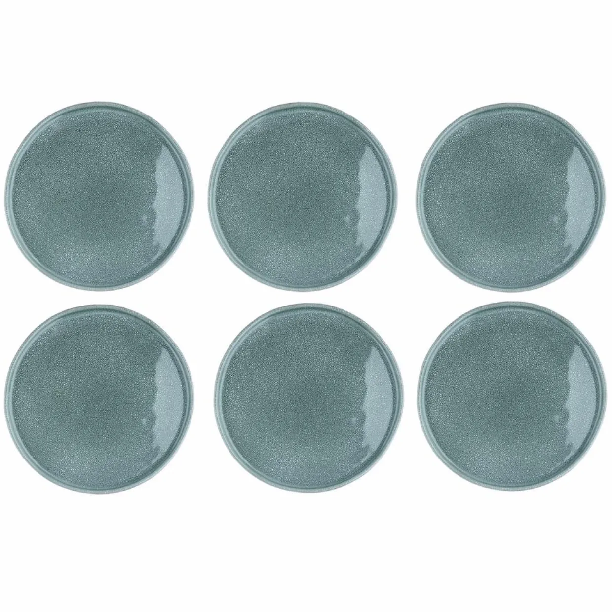 6 Assiettes Magma bleues - D.27 cm-Bjorn Sale