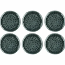 6 Assiettes Moon bleu nuit - D.28.5 cm-Bjorn