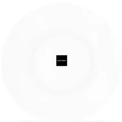 Fauchon Assiettes^6 Assiettes plates en Porcelaine Bistrot chef blanches - D.29 cm