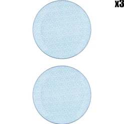 Bjorn Assiettes^6 Assiettes plates Pattern Pastel rose pastel/bleu pastel/vert pastel - D.26 cm