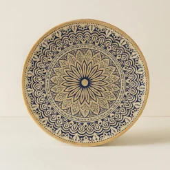 6 Assiettes PlatesByzance 27Cm EnPorcelaine-Novastyl Clearance