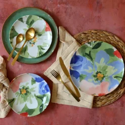 Novastyl Assiettes^6 Assiettes PlatesFloralux 26Cm EnPorcelaine