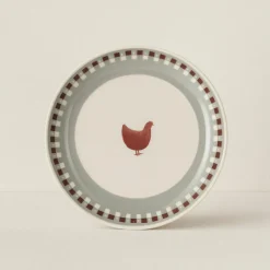 6 Assiettes PlatesGallina 26Cm En Grès-Novastyl Outlet