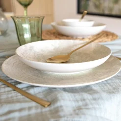 6 Assiettes PlatesNatura 26Cm EnPorcelaine-Novastyl Outlet