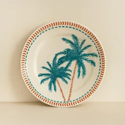 6 Assiettes PlatesTropique 26Cm En Grès-Novastyl Outlet