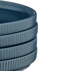 Bjorn Assiettes^4 Assiettes Scandi bleu marine - D.21 cm