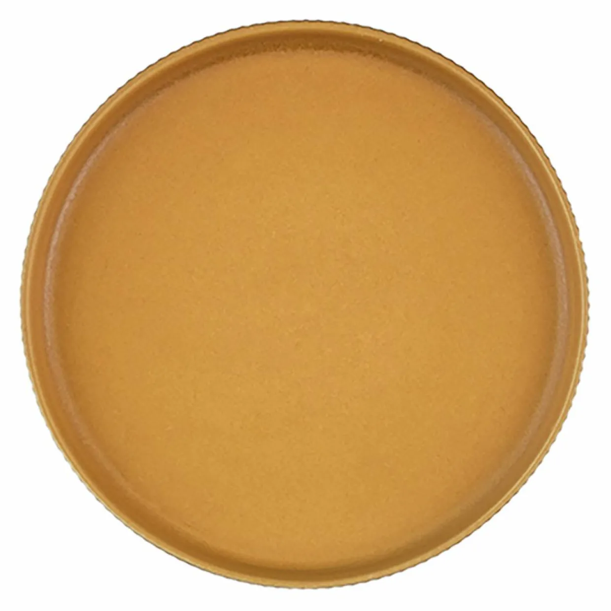 Bjorn Assiettes^4 Assiettes Scandi jaune ocre - D.16 cm