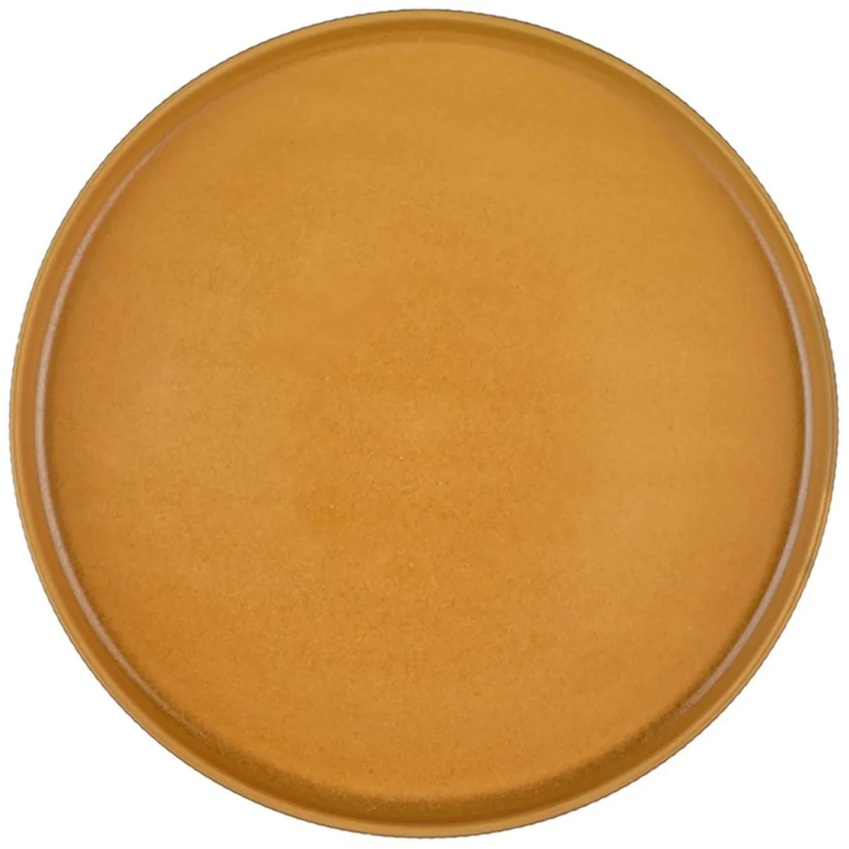 4 Assiettes Scandi jaune ocre - D.27 cm-Bjorn New