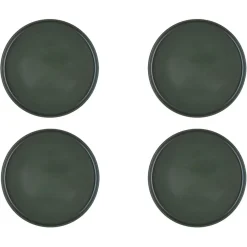 4 Assiettes Scandi vert olive - D.27 cm-Bjorn Outlet