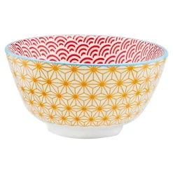 6 Bols apéritif Pattern Color bleu clair/rouge/jaune - D.12 cm-Bjorn Clearance