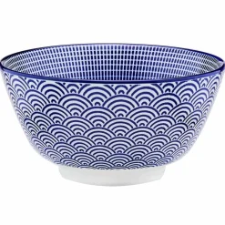 6 Bols apéritif Pattern Dark blue bleu foncé - D.12 cm-Bjorn Best