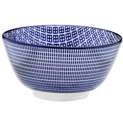 6 Bols apéritif Pattern Dark blue bleu foncé - D.12 cm-Bjorn Best