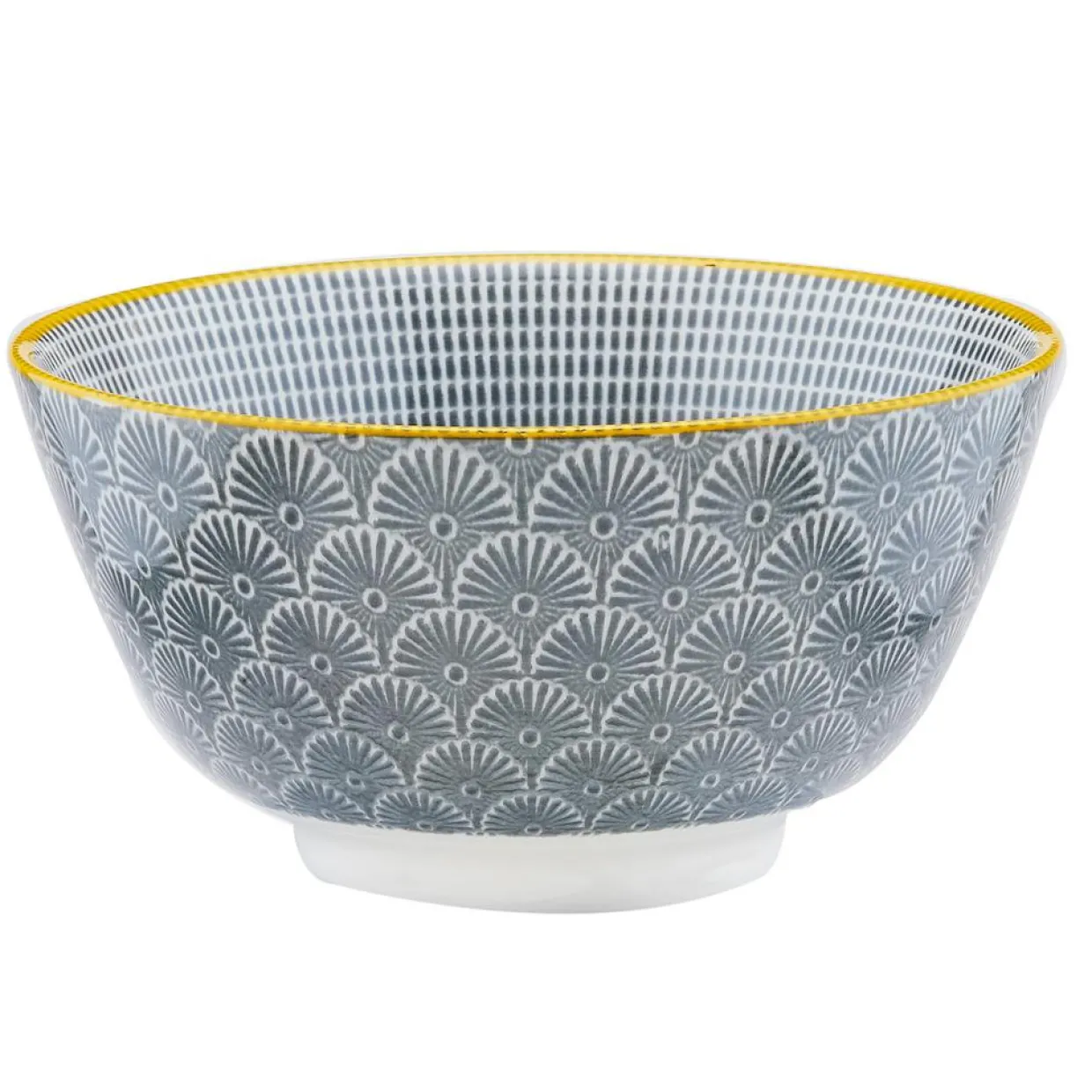 6 Bols apéritif Pattern Eclipse gris anthracite - D.12 cm-Bjorn New