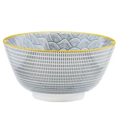 6 Bols apéritif Pattern Eclipse gris anthracite - D.12 cm-Bjorn New