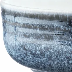 6 Bols Cosmos bleu/blanc nacré - D.15.5 cm-Bjorn Clearance