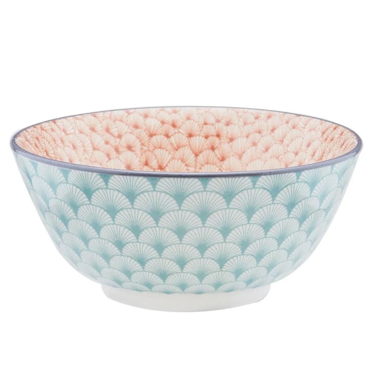 6 Bols petit-déjeuner Pastel rose pastel/bleu pastel/vert pastel - D.15 cm-Bjorn Discount
