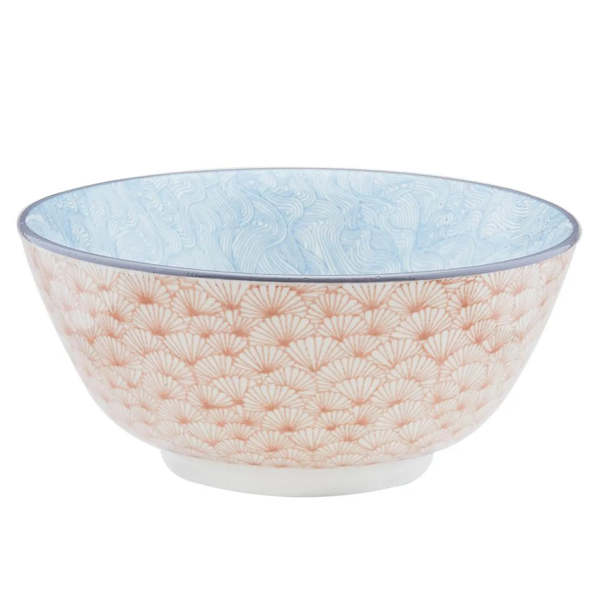 6 Bols petit-déjeuner Pastel rose pastel/bleu pastel/vert pastel - D.15 cm-Bjorn Discount