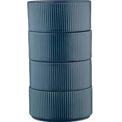 4 Bols Scandi bleu marine - 40 cl-Bjorn Clearance
