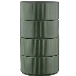4 Bols Scandi vert olive - 40 cl-Bjorn Discount