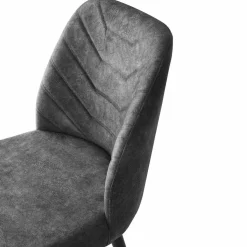 Wooden Art Chaises^4 Chaises Dallas anthracite - 50x90x49 cm