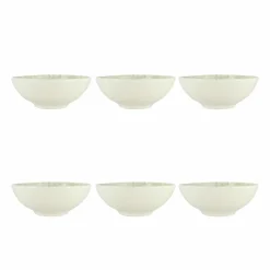 6 Coupelles Nature14Cm En Porcelaine-Novastyl New