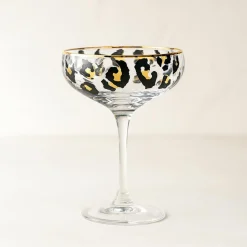 4 Coupes Léopard27Cl En Verre-Novastyl Best