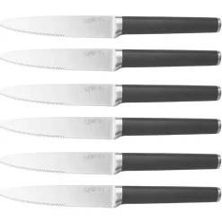 Bjorn Couteaux^6 Couteaux à steak Jona inox mat - 24x2x1 cm